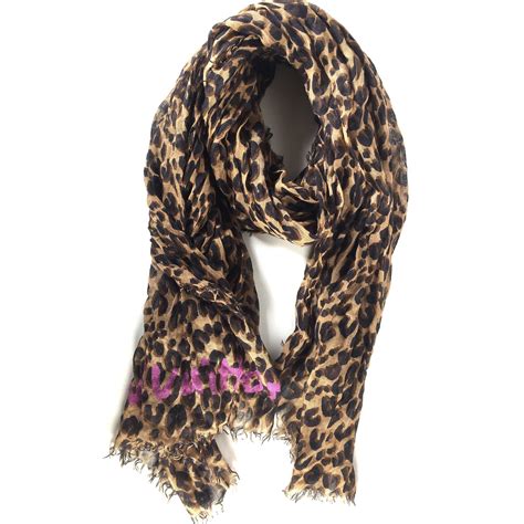 louis vuitton scarf leopard print|louis vuitton scarf.